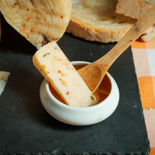 Formaggio misto tris rucola-olive-peperoncino